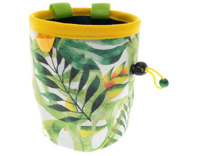 Rock Climbing Bag, Best Big Bouldering Chalk Bucket, Cute Funny Large Chalk Bag. L Size