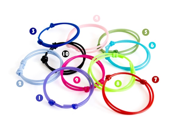 25 Pack Colorful Slap On Vinyl Plastic Bracelets - India | Ubuy