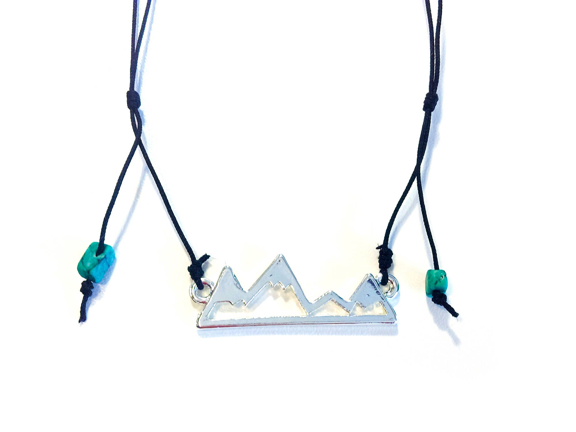 Mountain Necklace. Mountain Pendant. Rock Climbing Gifts. Rock Climbing