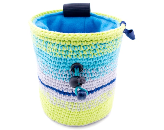 Chalk Bags for Couples. Cool Chalk Bag. Rock Climbing Gifts for Her and Him. Bouldering Bucket Chalkbag M Size