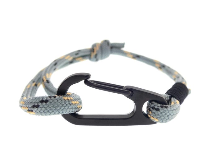Climbing Rope Bracelet, Rock Climbing Gifts, Climbing Bracelet, Bracelet Men. 4 mm