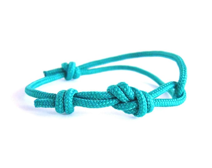 Unisex Bracelet, Friendship Family Jewelry for Couples, Best Friend Rope Cuff Bracelet Man. 3 mm
