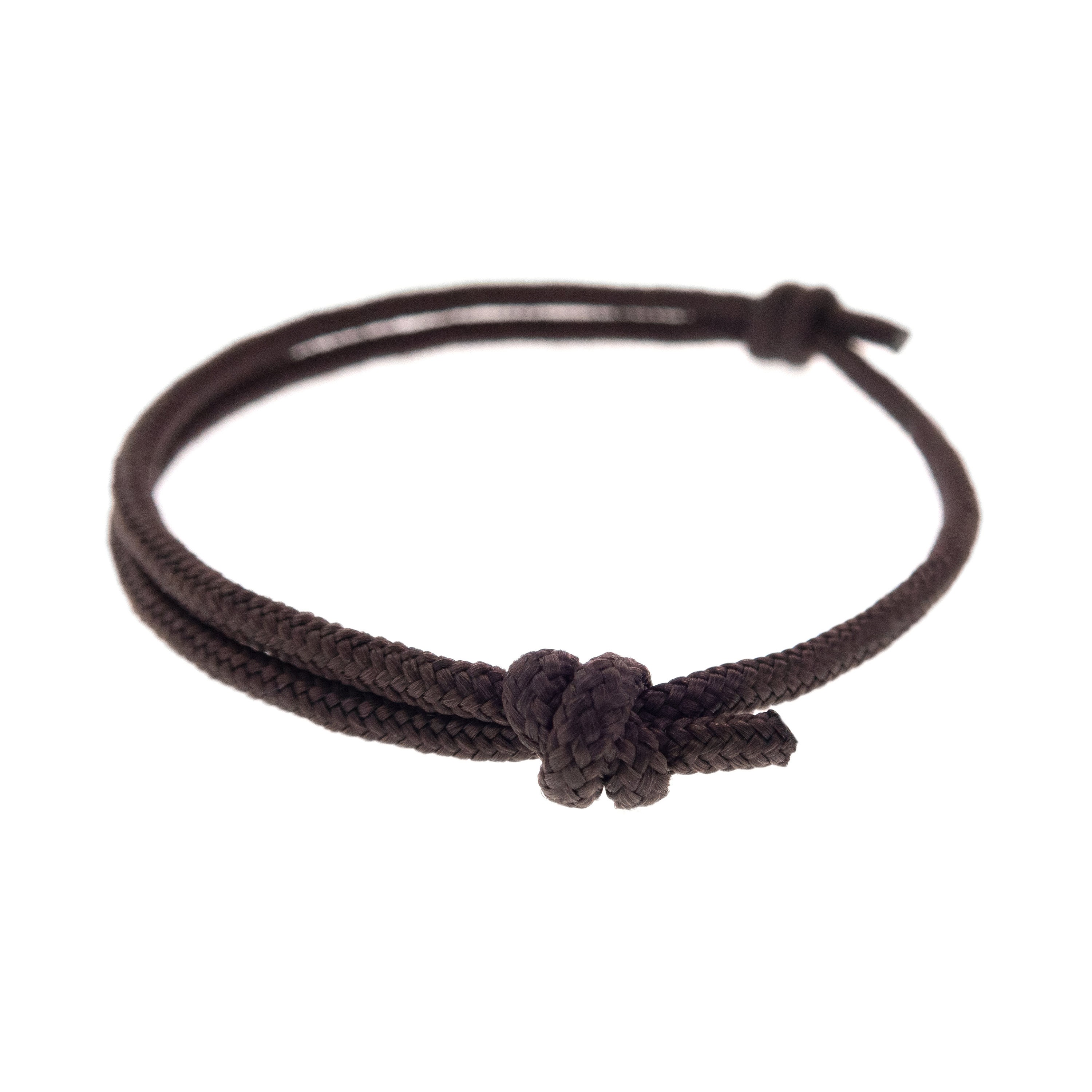 Minimalist Handmade Milan Rope Bracelet Black Easy Hook Men String