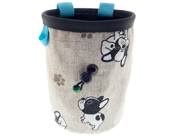Bouldering Chalk Bag, Best Cool Bouldering Bag with Dogs, Boulder Bucket Climbing Gift Nadamlada. XL Size