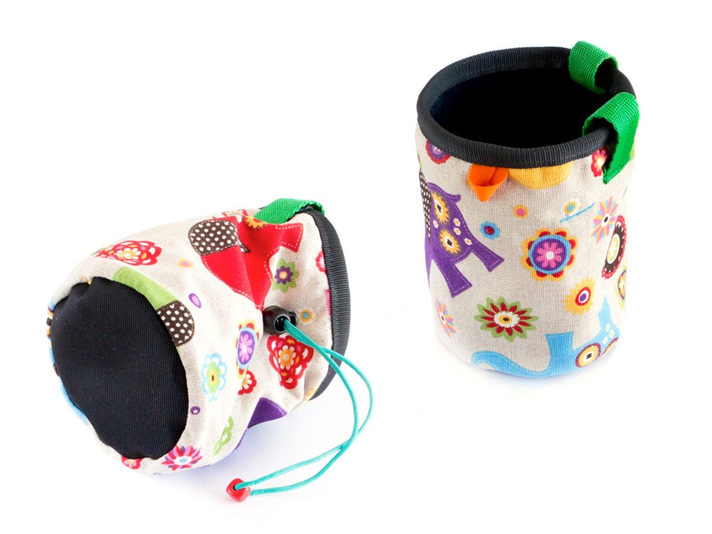 Cool Chalk Bag Climbing Accessories. Climbing Pouch. Talk Pouch for