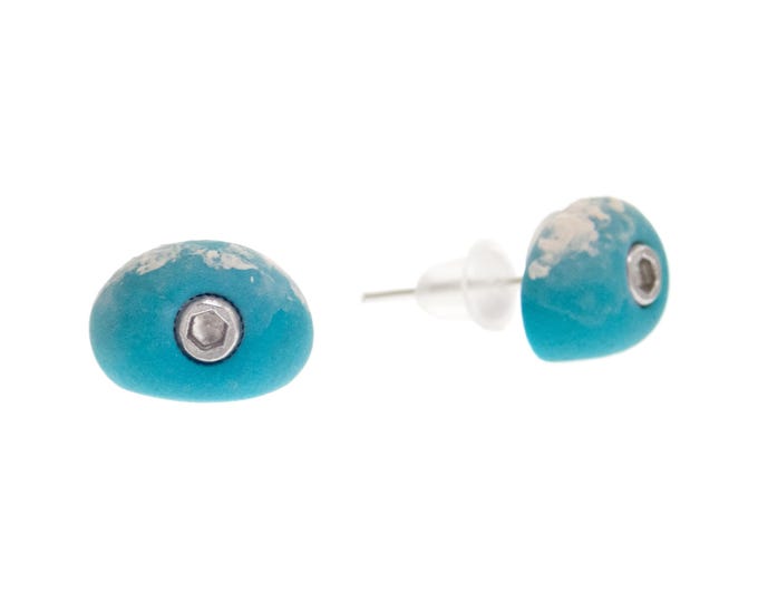 Urban Rock Climbing Gifts. Rock Climb Earrings Jewelry Holds Studs with Chalk, Magnezium. Xtreme Outdoor & Indoor Bouldering Equipment Gear