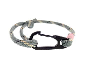 String Bracelet Adjustable Knot. Friendship Rope Jewelry. Adjustable Loop Slide End Bracelet of Cord. Mens / Women's Nylon Strap of Paracord