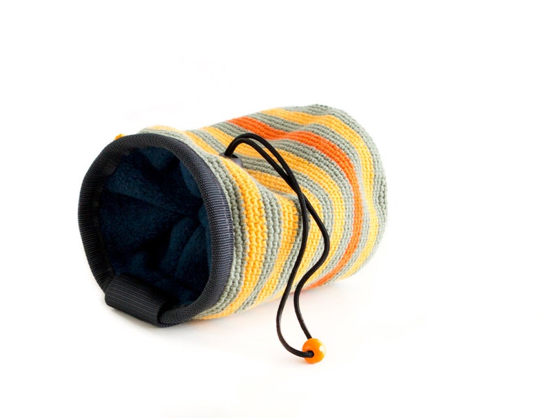 Crochet Chalk Bag. Knitted Chalkbag. Rock Climbing Pouch. Bee Etsy