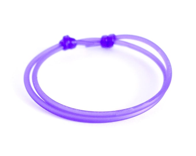 Rubber Bracelet Men, Rubber Bracelets For Adults, Waterproof Adjustable Design Bands. Youth Size Too. Love, Valentines Black Cords. 2 mm
