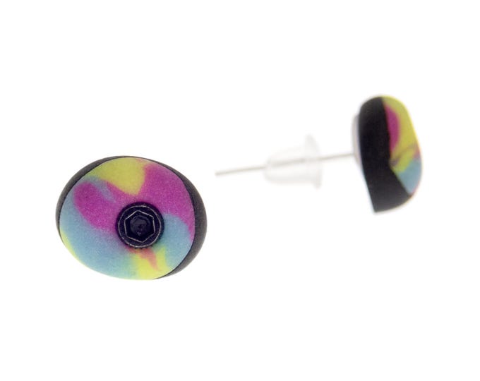 Climbing Gifts for Women or Men, Rock Climbing Holds Earrings Neon Studs. Good Presents for Female Climbers. Gift for Climb Friend, Beginner