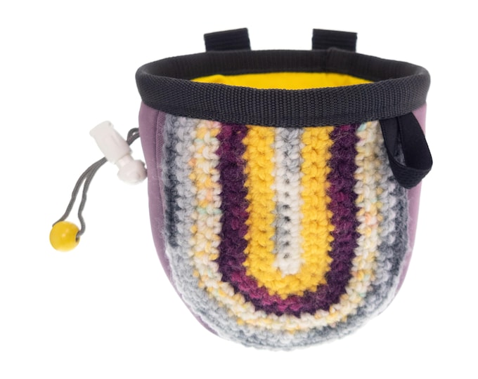Gift for Climbers. Children's Chalk Bag. Rock Climbing Gifts for Kid, Climbing Chalk Bag. Funky and Cool Chalkbag for Girl or Boy. M Size