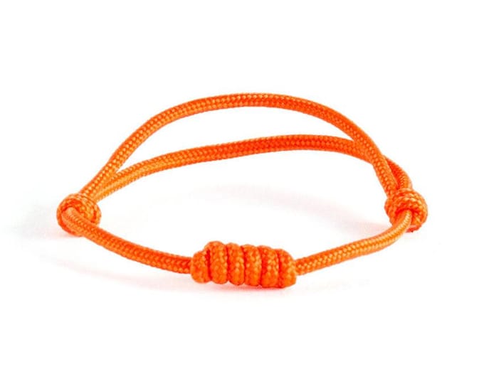 Survival Bracelet, Nautical Bracelet, Paracord Bracelet. Rock Climbing Jewelry. 2 mm