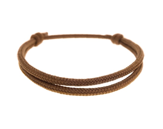 Rope Bracelet Men, Male Braided Thin Nautical Climbing Rope Wristband for Guy, Women. 2 mm