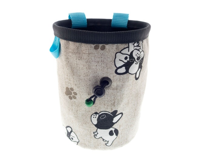 Bouldering Chalk Bag, Best Cool Bouldering Bag with Dogs, Boulder Bucket Climbing Gift Nadamlada. XL Size