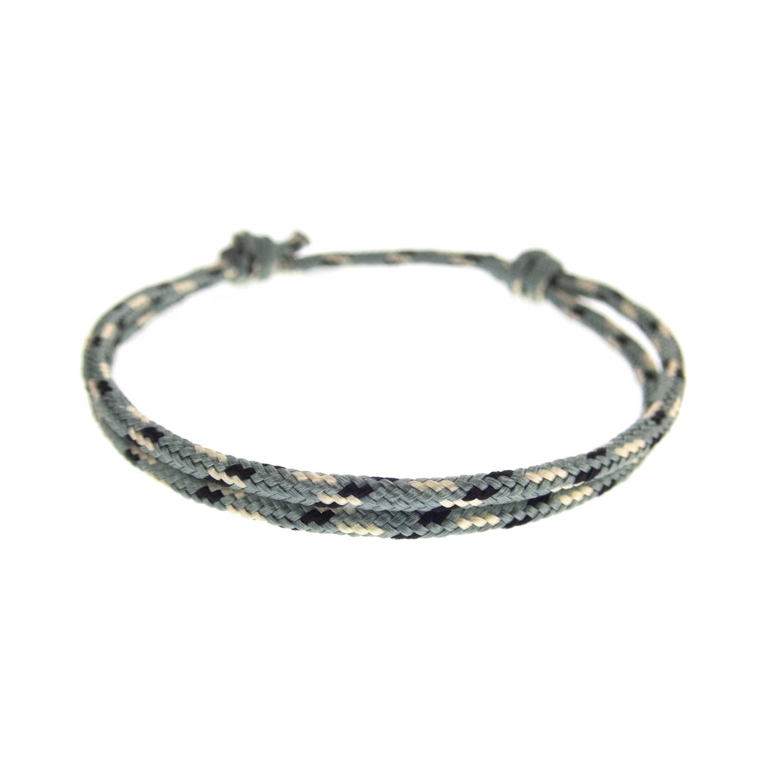Minimal Adjustable Bracelet Mens. Minimalist String Cord Etsy
