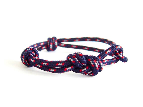 Figure Eight Rope Bracelet Men, Rock Climbing Bracelet, Knot
