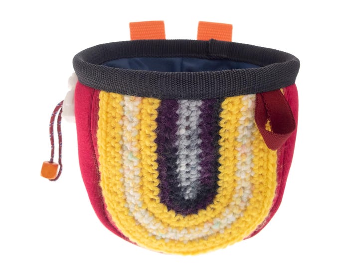 Rock Climbing Gifts Chalk Bag for Children, Kids Present for Climbers, Fun Unique Christmas Valentines Gift Idea Indoor Wall Climber. S Size