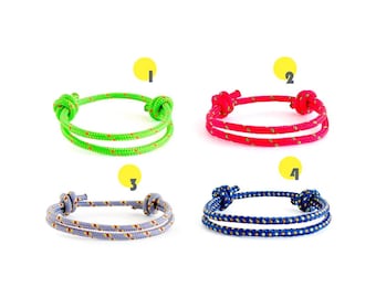 Bracelet de surfeur pour homme, bracelet de surf pour homme et fille, bijoux en corde de style corde. 4 mm