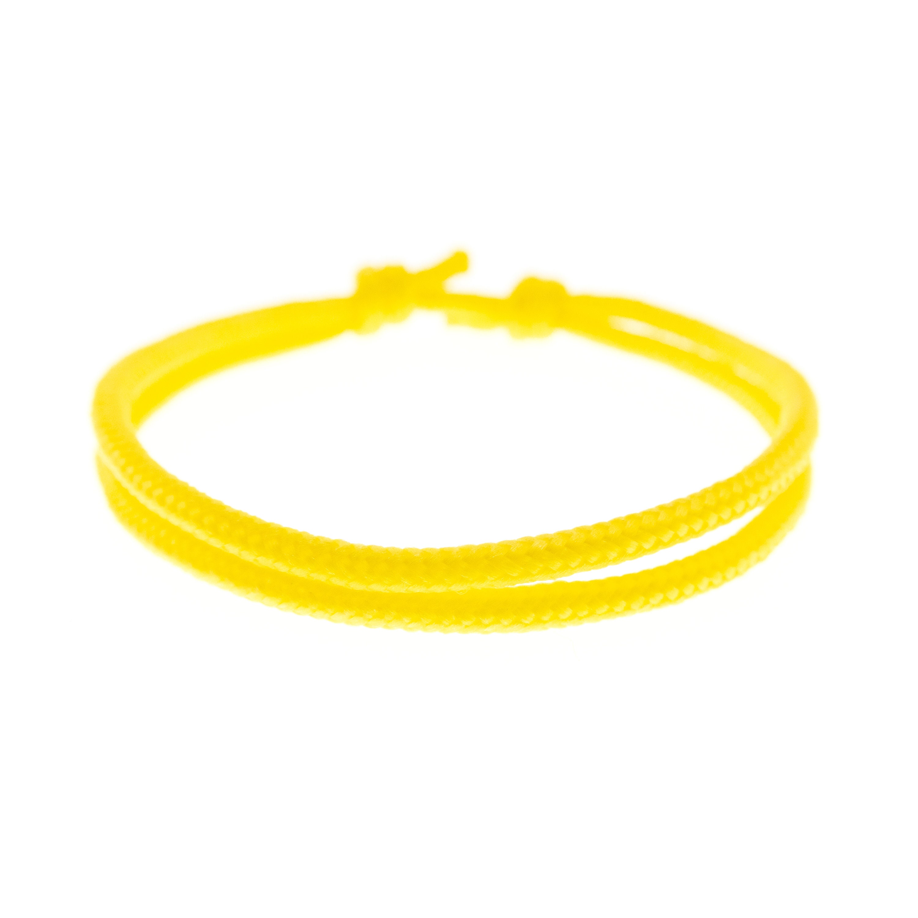 Sea Rope Bracelet. Nautical Bracelet Mens or Womens. Adjustable Cord Ocean  Cuff for Men, Ladies. Yellow Survival Bracelet. Wrap Paracord 2mm