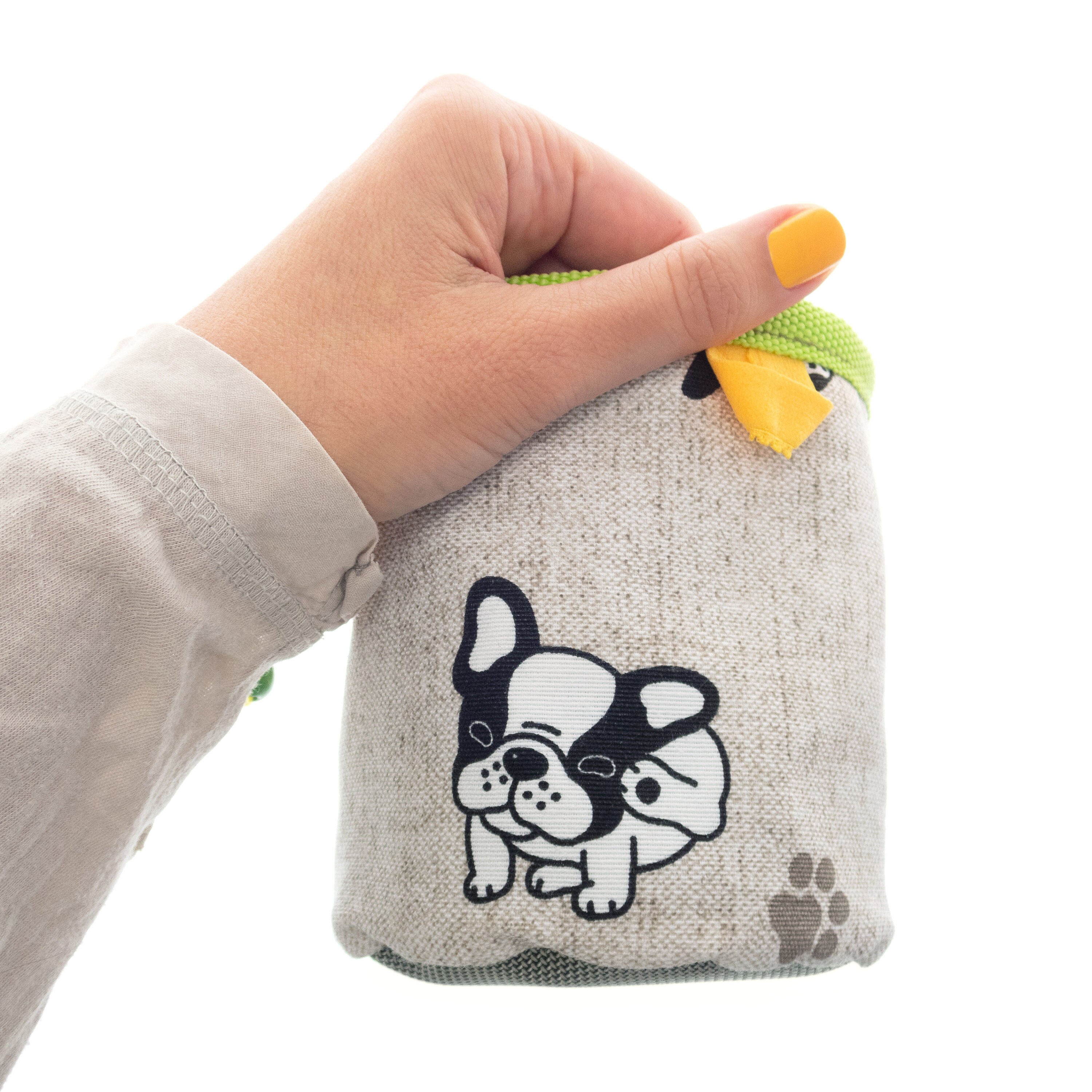 Climb Chalk Bag for Kids, Nerdy Cartoon Rock Climbing Child Powder Bag