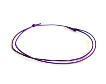 String Bracelet For Men, String Bracelet Women. Adjustable Sliding Knot Bracelet For Guys. Make Your Kit (Set). 0.8mm