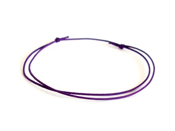 String Bracelet for Men, String Bracelet Women. Adjustable Sliding Knot Bracelet for Guys. Make Your Kit (Set). 0.8mm