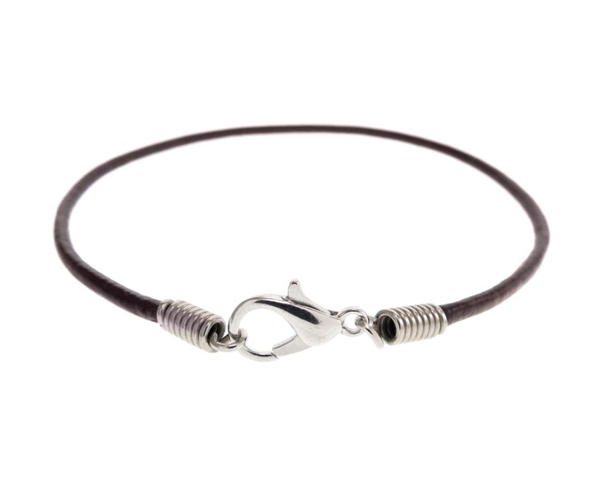 Leather Hand Bracelet for Men or Ladies. Genuine Leather Bracelet with Buckle, Girls or Boys Universal String Thread Bracelet, Unique