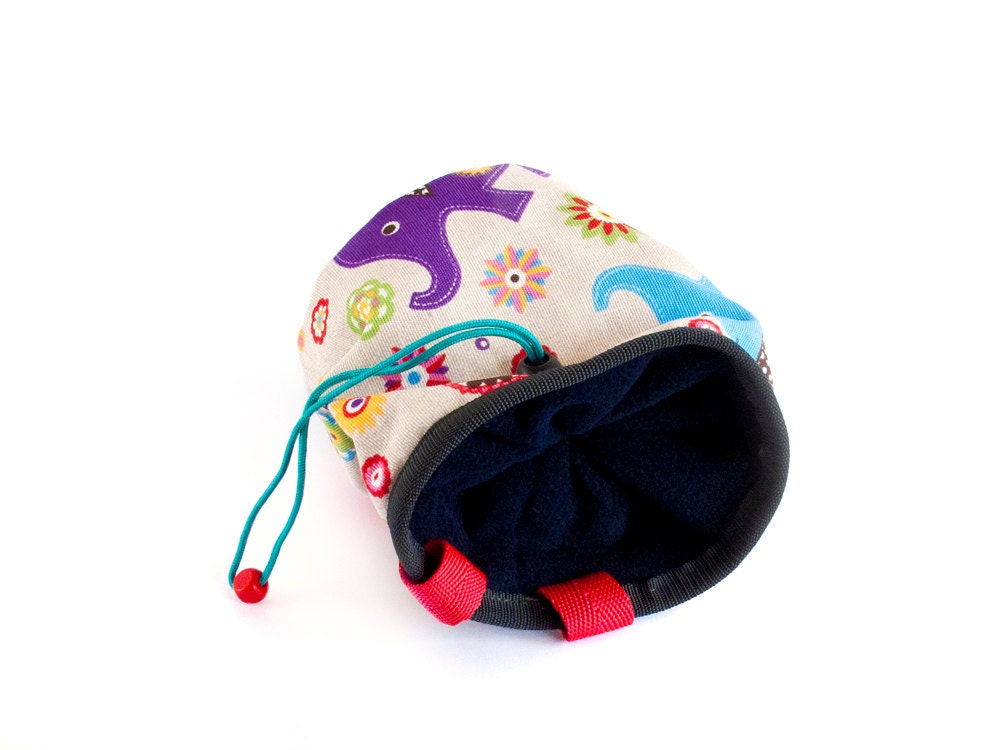 Rock Climbing Chalkbag. Chalk Bag. Ladies Chalk Bag with Animals