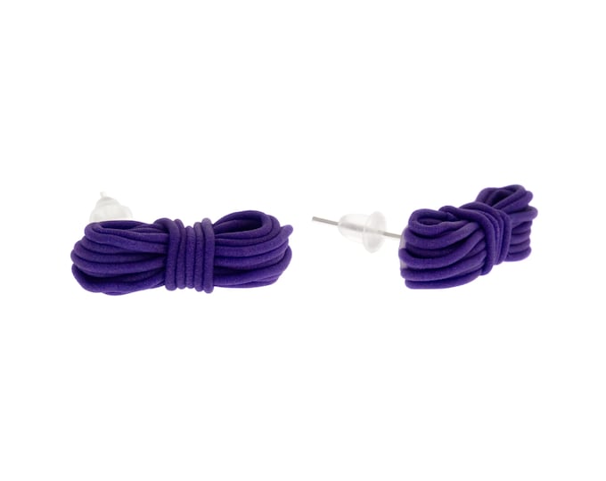 Rock Climbing Gear Earrings. Mini Climb Rope Earrings Jewelry. Climb Equipment Gifts for Women. Mini  Climbing Rope Studs. Trad Climber Gift