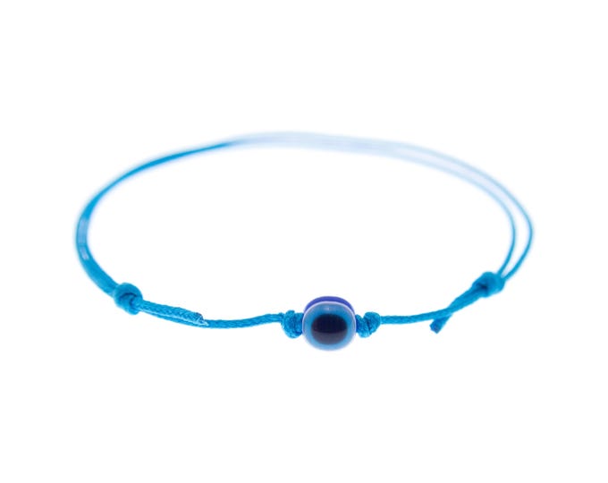 Amulet Bracelet, Amulet Talisman Jewelry For Men. Hamsa Kabbalah Mens Bracelet With Knot For Lucky Protection Evil Eye. 0.8 mm