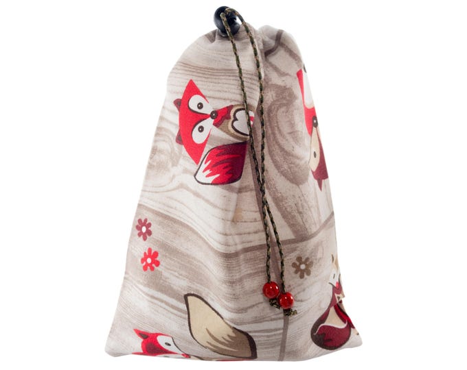 Fabric Toy Storage Bag, Childrens Kids Portable Sack. Small Toy Canvas Bag. H30/W22 cm