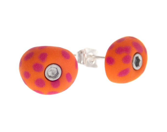 Unique Rock Climbing Gifts. Bouldering Holds Earrings Figurines for Indoor Climbing Enthusiast. Climb Themed Novelty Gift Ideas. Pretty Dots