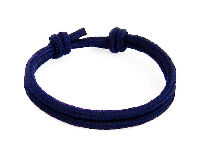 Mens Bracelet Knot Mens Bracelet Cuff Mens Bracelet Vegan Adjustable Nautical Rope Minimalist. 3 mm
