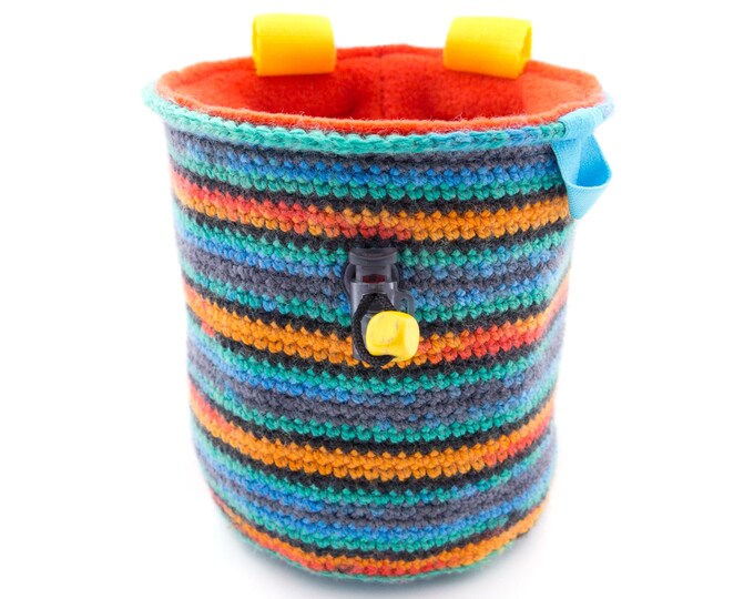 Boulder Climbing Gym Chalk Bag, Indoor Rock Climbing Xtreme Spot Gear. M Size