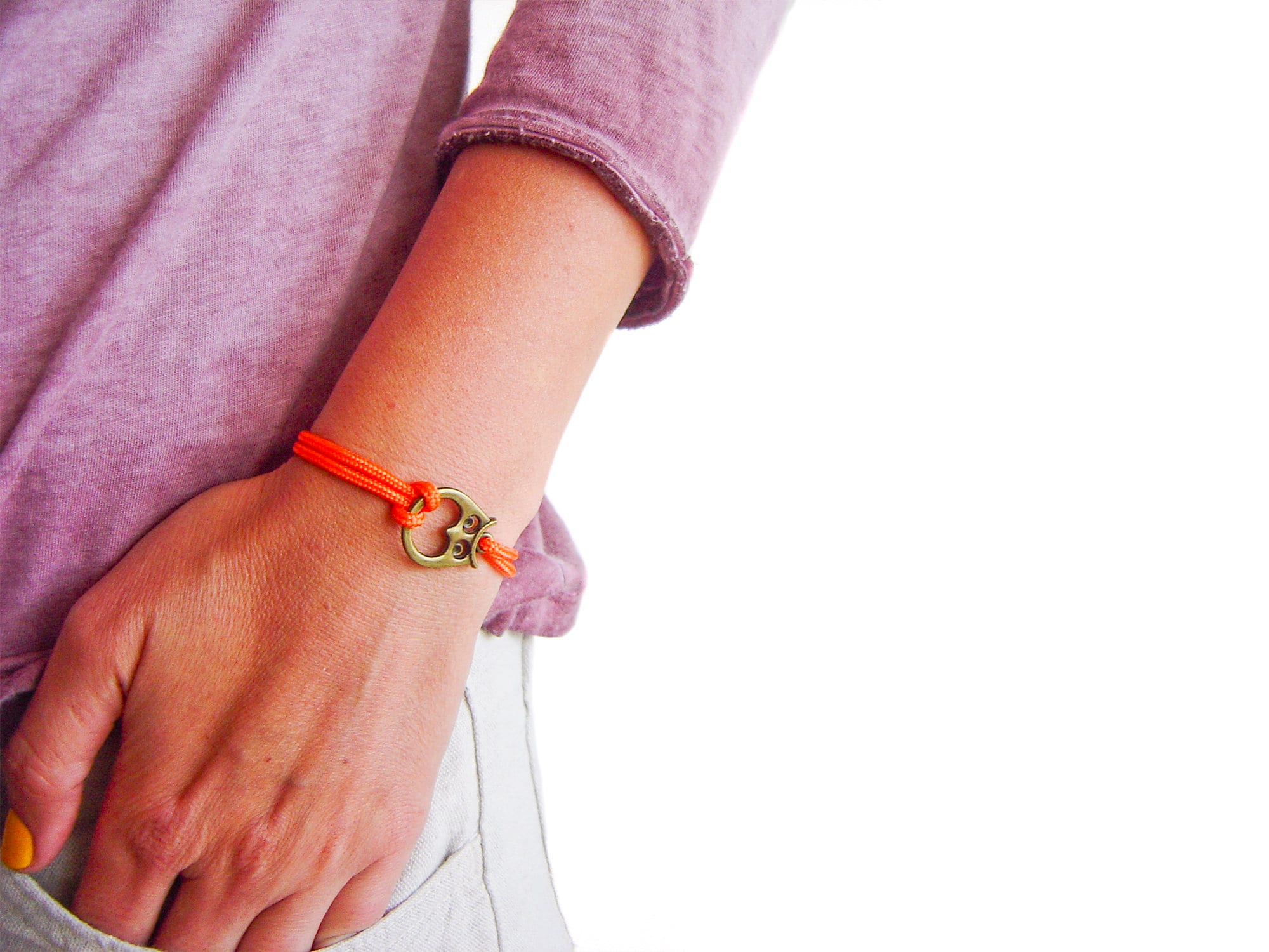 norwegian owl skin rope bracelet
