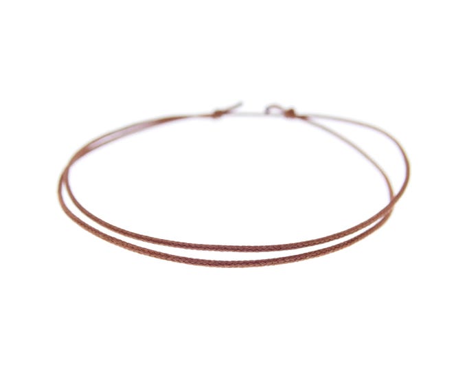 Simple Thin Bracelet Men. 0.8 mm