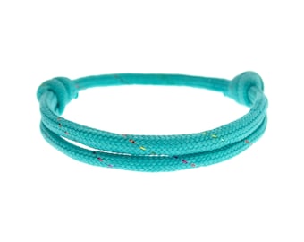 Sliding Knot Friendship Paracord Bracelet. Adjustable Knot Friendship Jewelry for Adults. Slip Knot String Rope Men Bracelet, Anklet. 4 mm