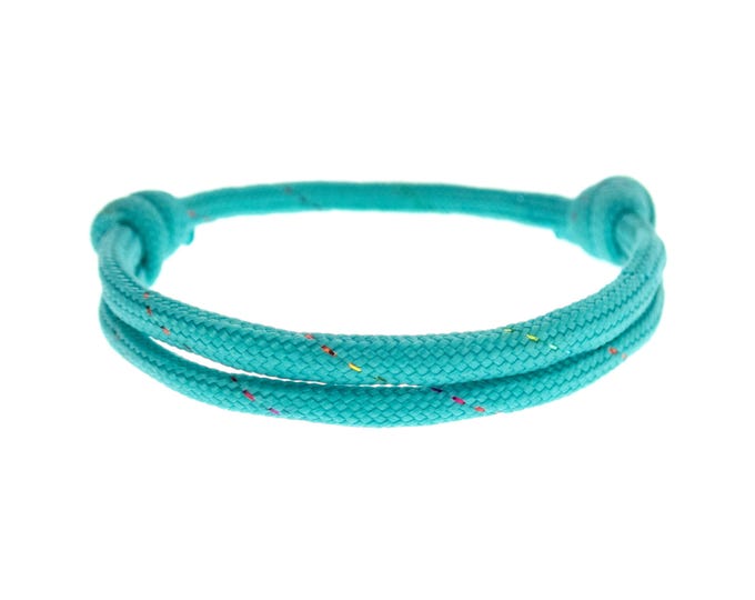 Sliding Knot Friendship Paracord Bracelet. Adjustable Knot Friendship Jewelry for Adults. Slip Knot String Rope Men Bracelet, Anklet. 4 mm