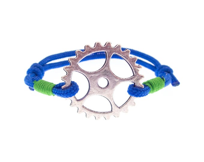 Bicycle Bracelet Men, Bicycle Friendship Bracelet, Bicycle Bracelet Knot Rope and Bike Charm. Men's Runner MTB Sport Biker Gift. 2 mm