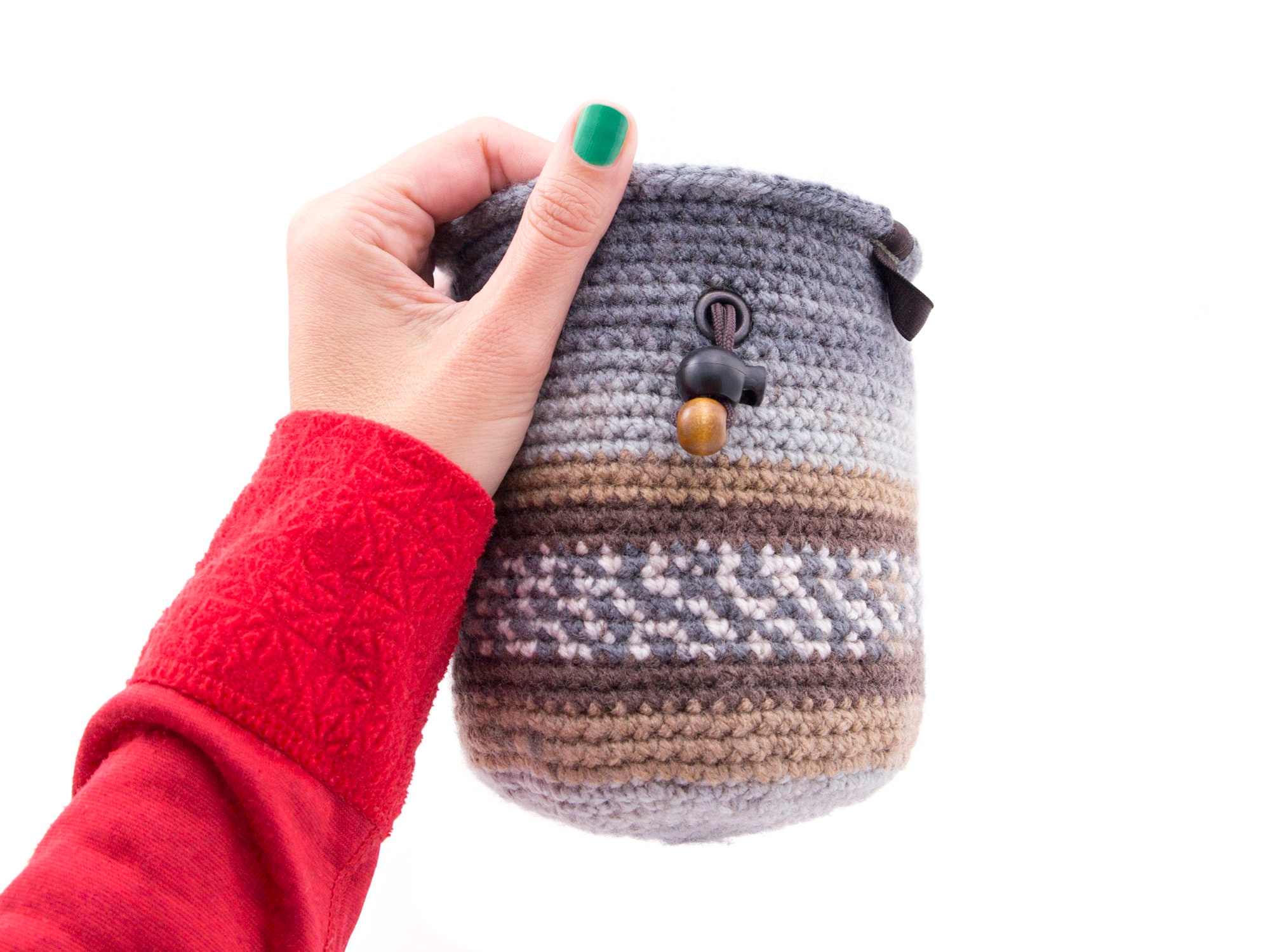 Rock Climbing Gifts for Him, Cool Mens Gear Chalk Bag for Climber