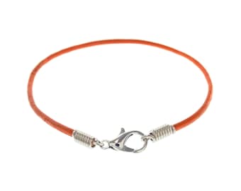 Couple Bracelets Leather, Wrap Yoga His and Hers Jewelry, Matching Cute Long Distance Gift for Her and Him. Unisex. 2mm