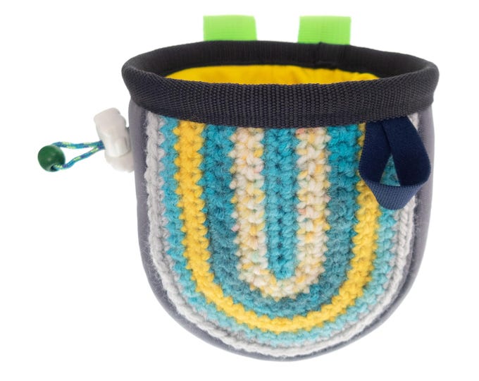 Climbing Chalk Bag for Kids. Cute Children's Chalk Bucket Bouldering. Crochet Rock Climbing Chalk Pouch for Children. S Size