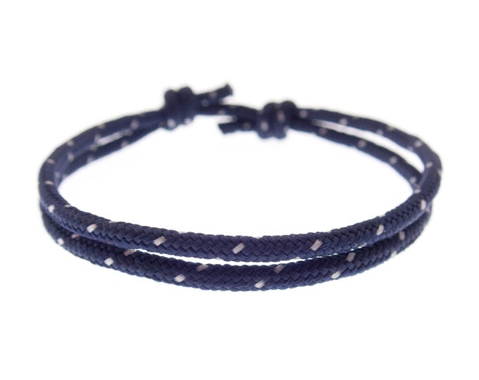 String Bracelet Men, Men's Fashion Friendship Jewelry for Guys or Women, Male Valentines Gift for Him. 2 mm