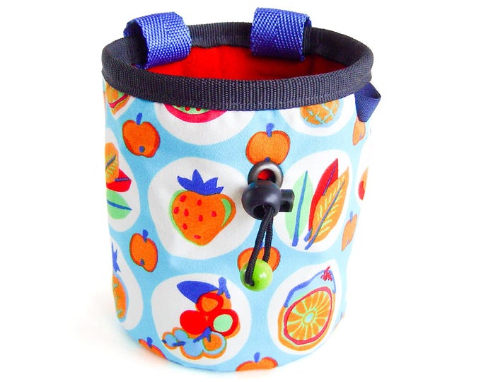 Funny Chalk Bag, Rock Climbing Boulder Bucket, Unique Handmade Chalk Pouch Nadamlada, M size