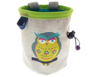 Climbing Accessories Gifts Chalk Bag, Cool Funny Christmas Presents for Rock Climbers, Unique Indoor Climb Gear. Size M