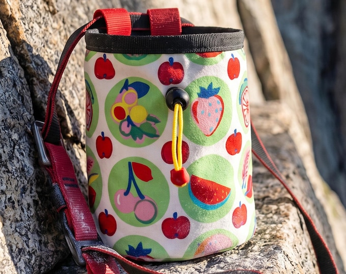 Chalkbag. Climbing Bag. Chalk Bucket For Rock Climbing Chalk Bag M Size