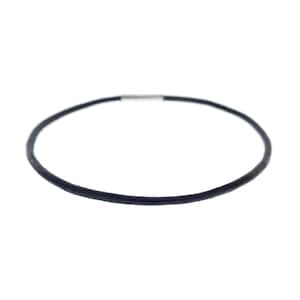 Leren herenarmband zwart. Designer dunne wikkelarmband. Verstelbare vriendschapsarmband met sluiting voor papa, familie. Uniseks. 2 mm