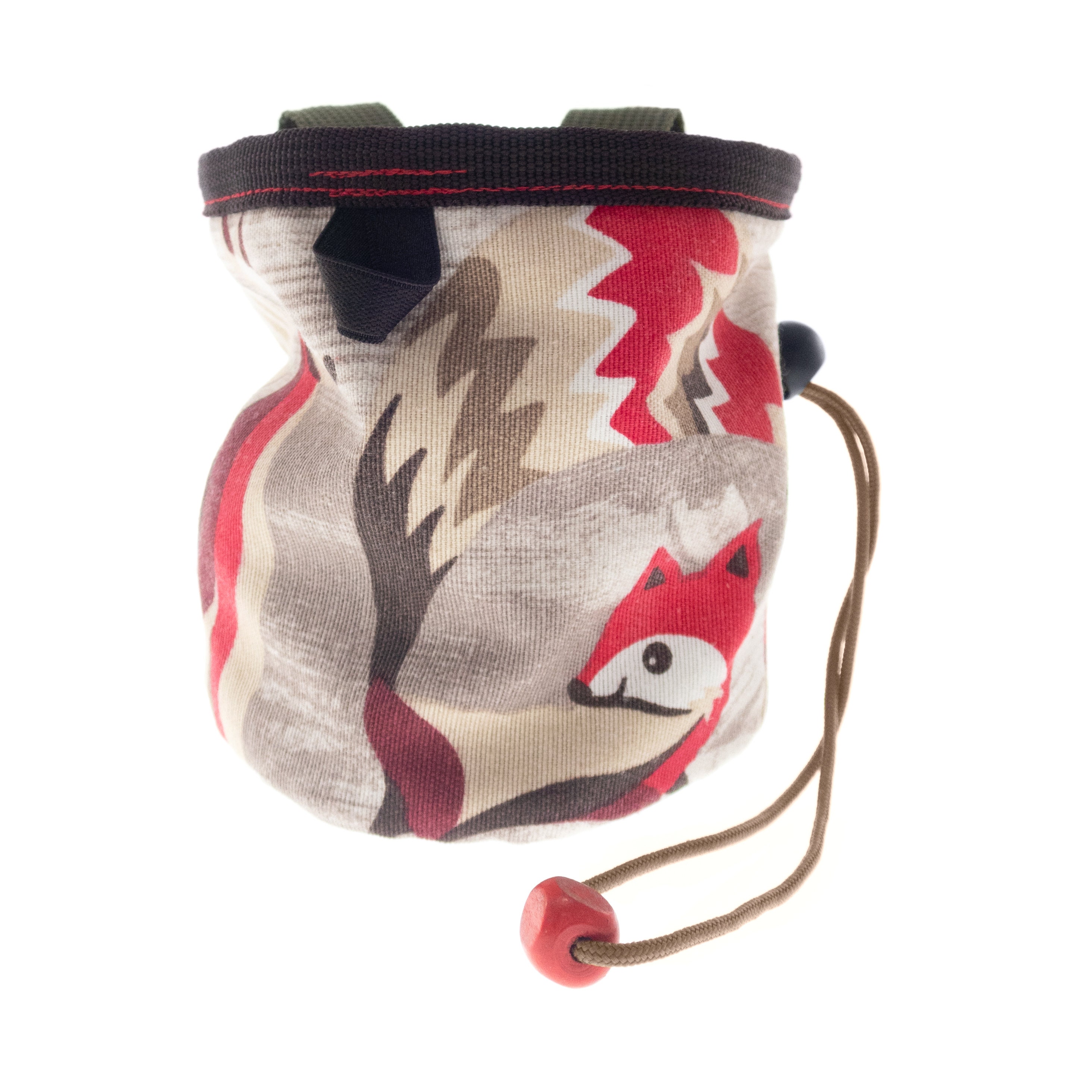 Small Kids Chalk Bag, Cool Fox Rock Climbing Chalk Bag, Best Funny
