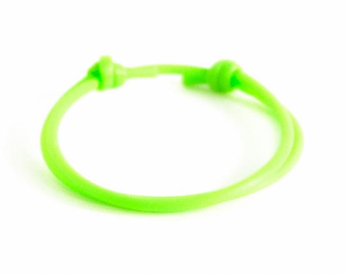 Relationship Bracelets for Couples, Cute Long Distance Bf and Gf Matching Bracelet, Him and Her Rubber Silicone Mens Jewelry. 2 mm