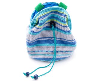 Chalk Bucket for Bouldering. Super Large Chalk Bag XXL Crochet Bucket for Climbing For Big Hands